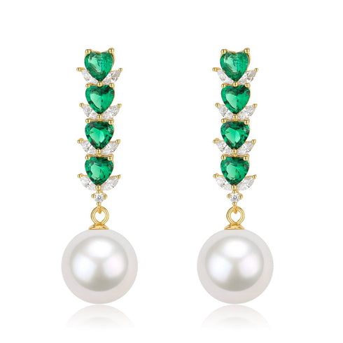 10-11mm Freshwater Pearl & Isolde Earrings - House Of Pearls